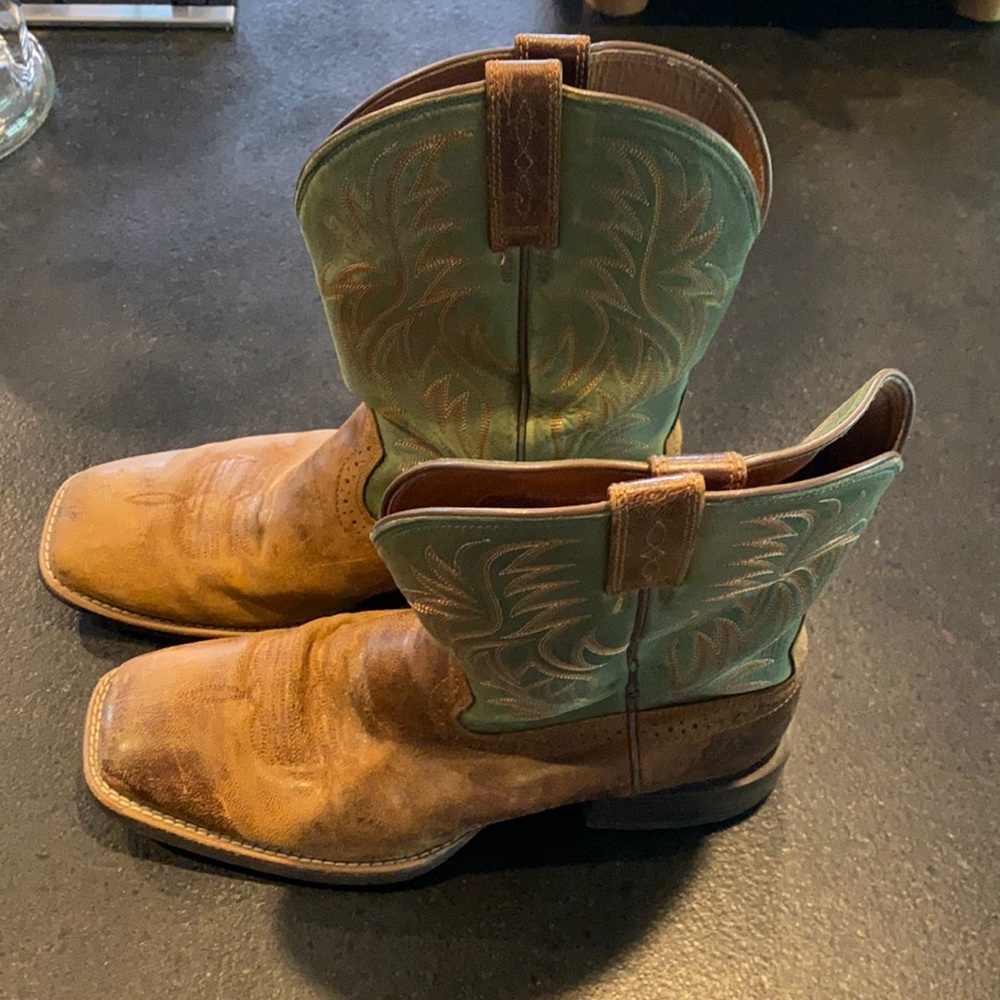 Square toe Ariat boots